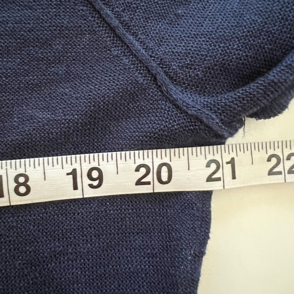 Inhabit Lightweight Linen Crewneck Sweater with Back Keyhole Size P NWT - Picture 9 of 10